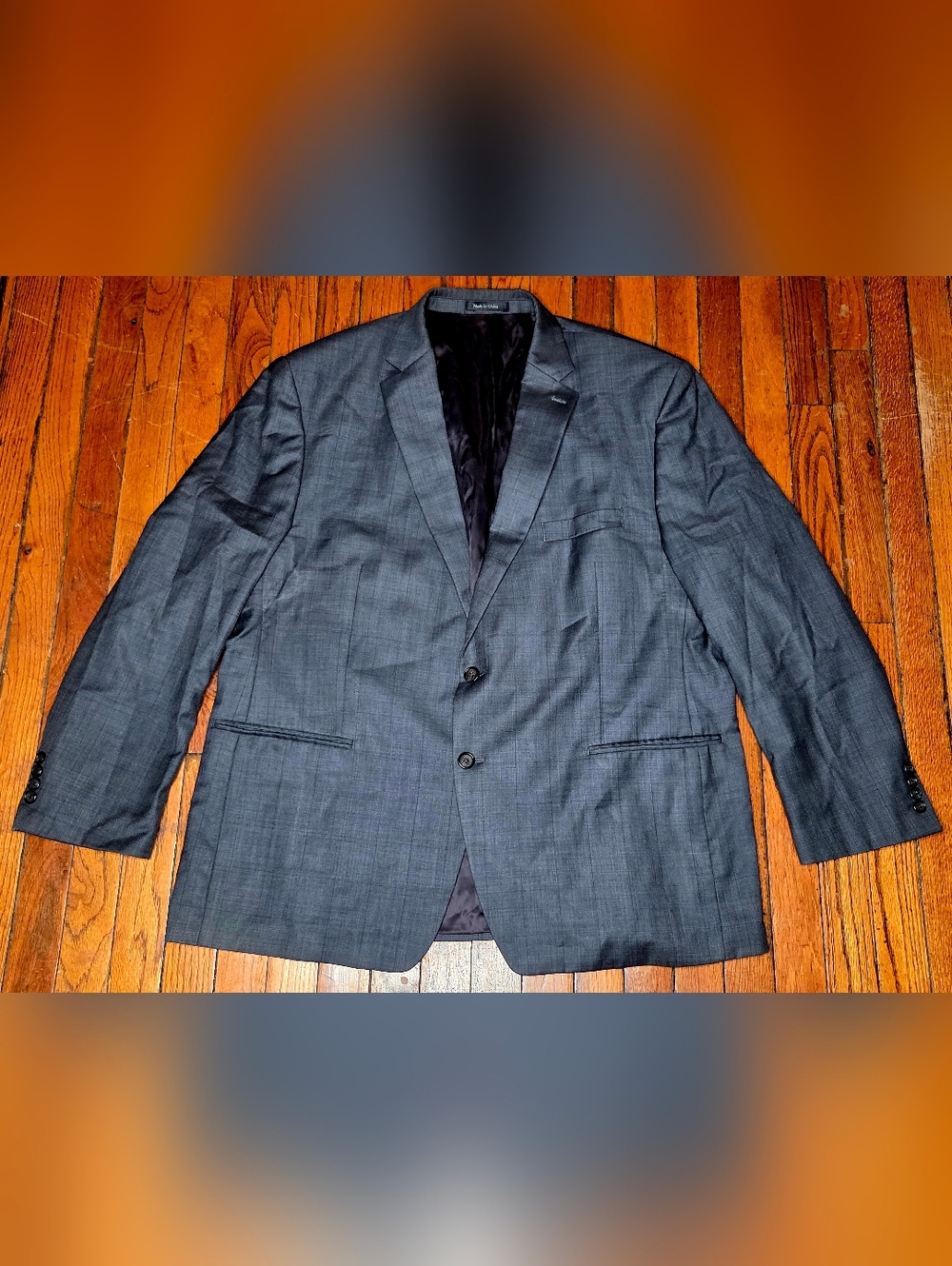 LAUREN Ralph Lauren Men's 100% Wool Size 50R Suit Jacket Blazer Gray A4